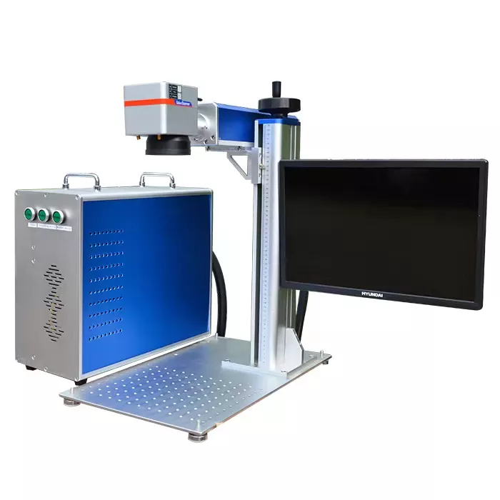 Raycus JPT 50w Metal Fiber Laser Engraver Name Plate Jewelry Engraving and Cutting Machine/30 Watt Fiber Laser Marking