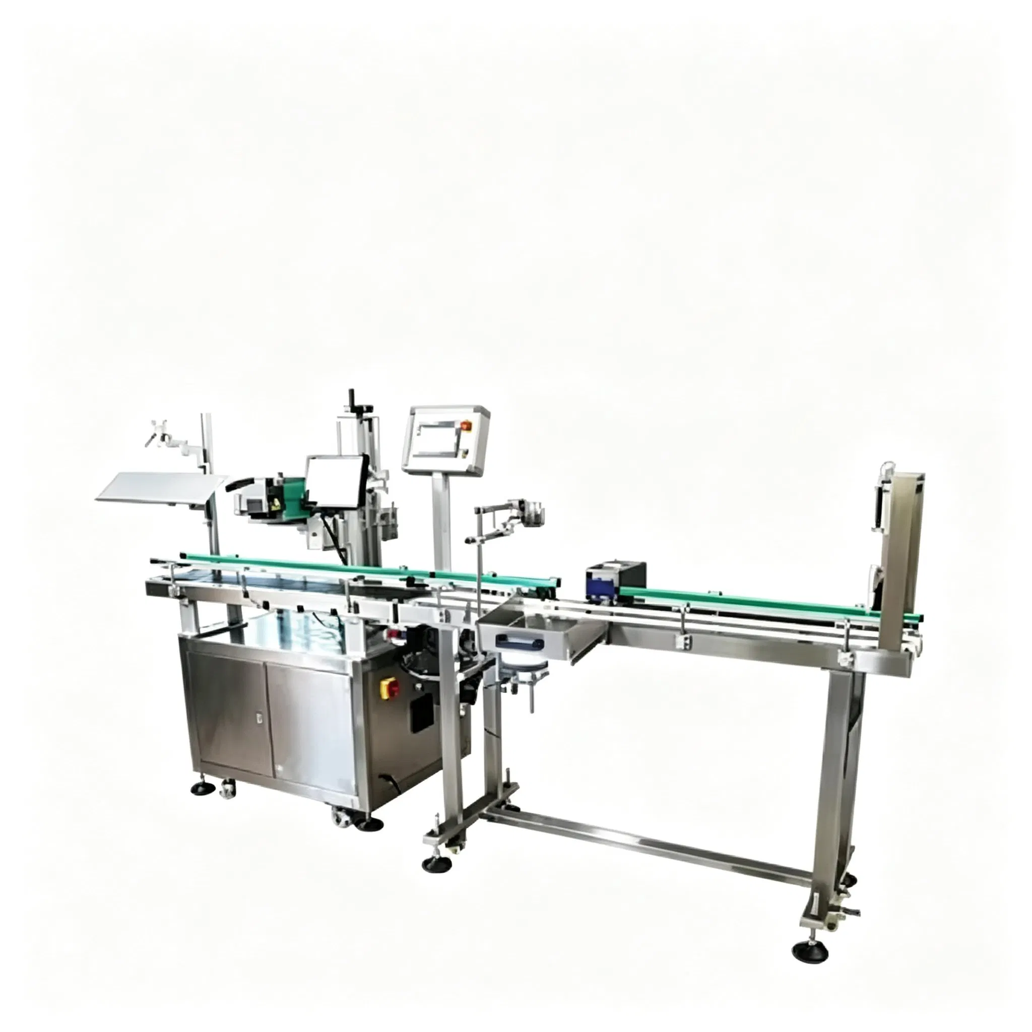 Fully Automatic Industrial Laser Marking Machines Integrated Coding System for Multi-Size Production Milk Powder Cans
