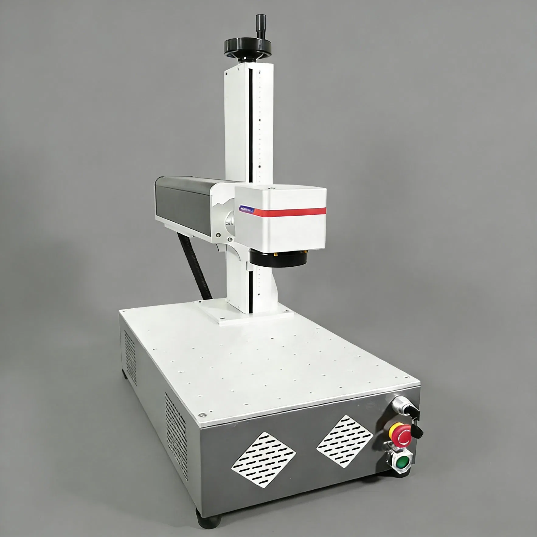 50W Raycus Mopa Desktop Mini Fiber Laser Marking Machine 30W Laser Engraver 20W Nameplate Engraving Metal Carving