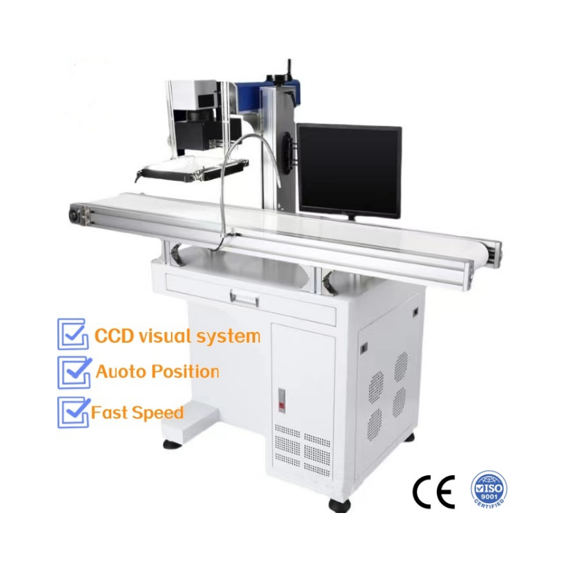 Electric CCD Camera Visual Laser Marking Machine with Automatic Focus Vision System for Metal Glass Wood-High Productivity