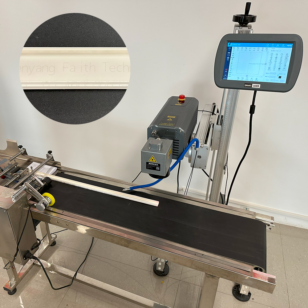 High Automation Precise 1064nm Marking Flying Fiber Laser Marking Machine Serial Number Laser Marker for Continuous Workflow