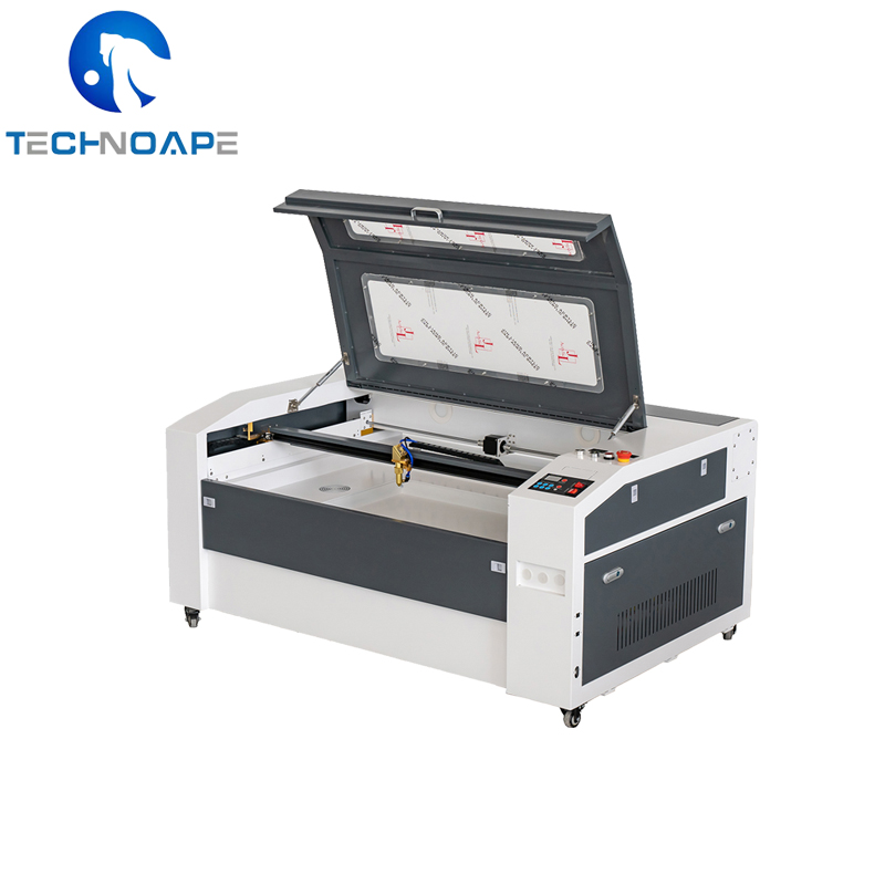1060 CO2 Laser Engraving Machine PMI Guiderail For Granite Wood Glass Plywood Plastic Rubber MDF-New Water-Cooled AI Supported