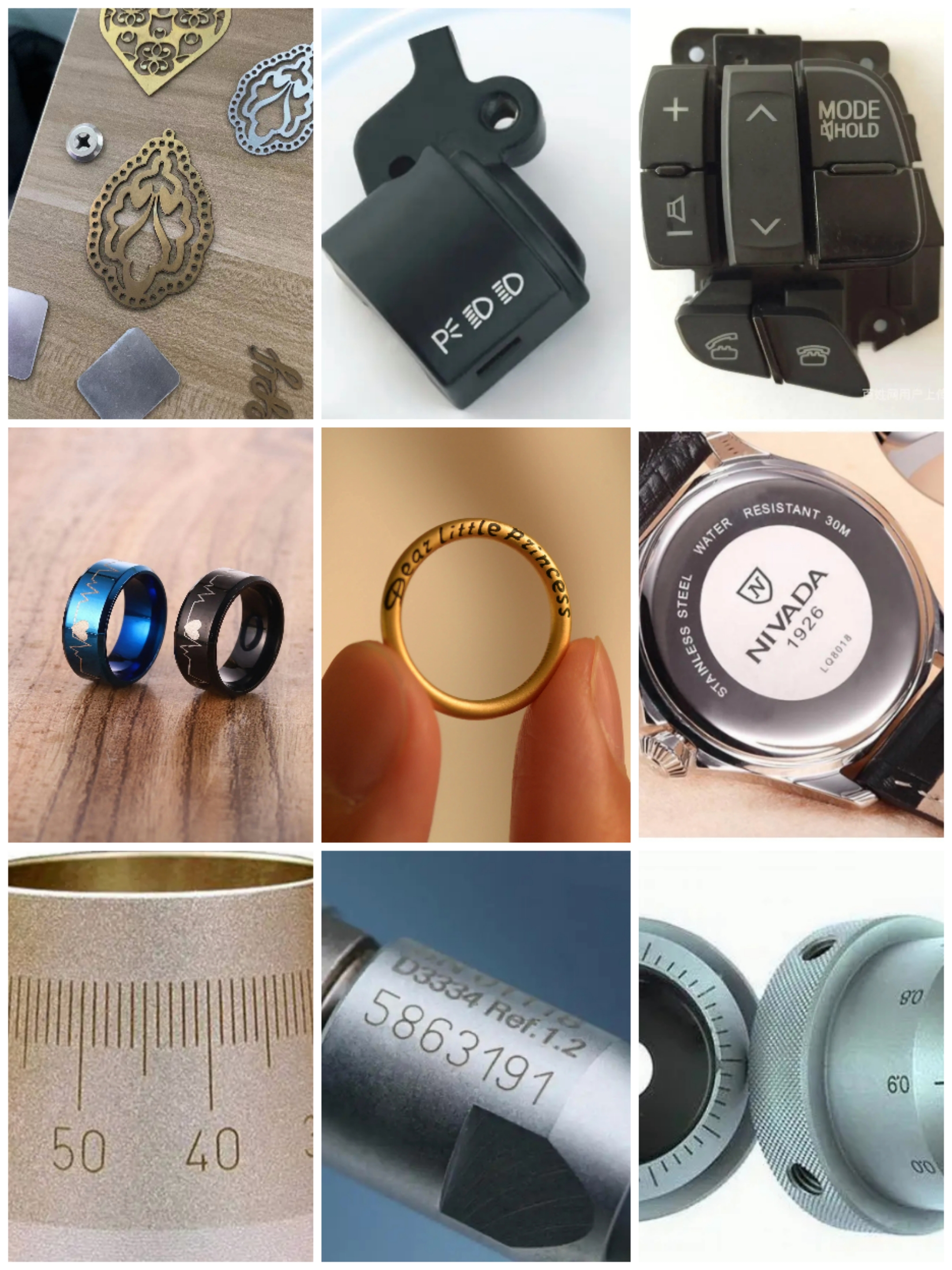 Laser Marking Samples