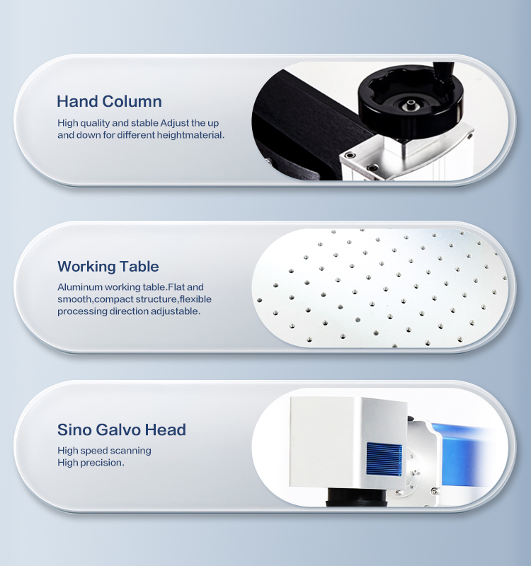 Factory Price Camera CCD Visual Positioning Automatic Focus Vision System Fiber Laser Marking Machine