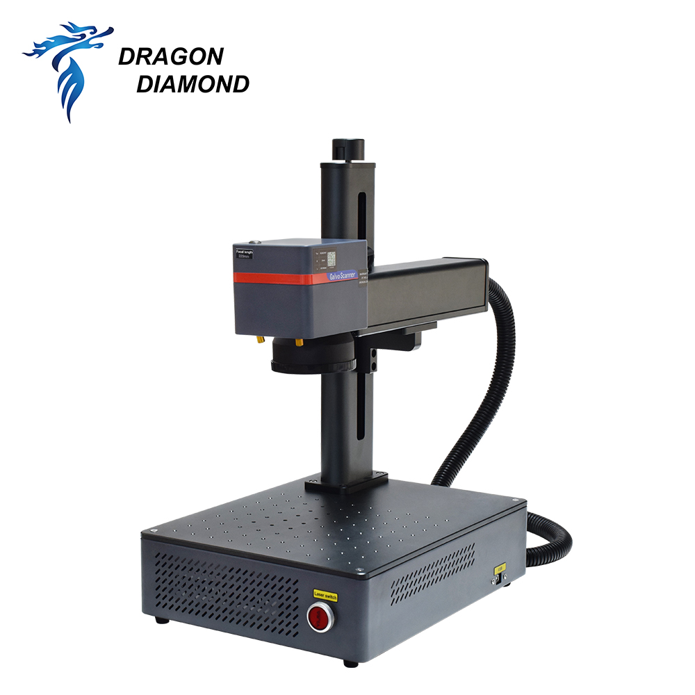 20w Mini Desktop Marking Machine Portable Fiber Laser Marking Machines Light Weight Fiber Laser Marker for Engraving