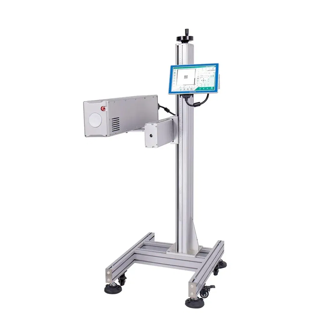 High Speed 60W Air/Water Cooling Integrated Laser Marking Machine Manufacturer Docod CO2 Engraving Date Coding Laser Engraver Printer
