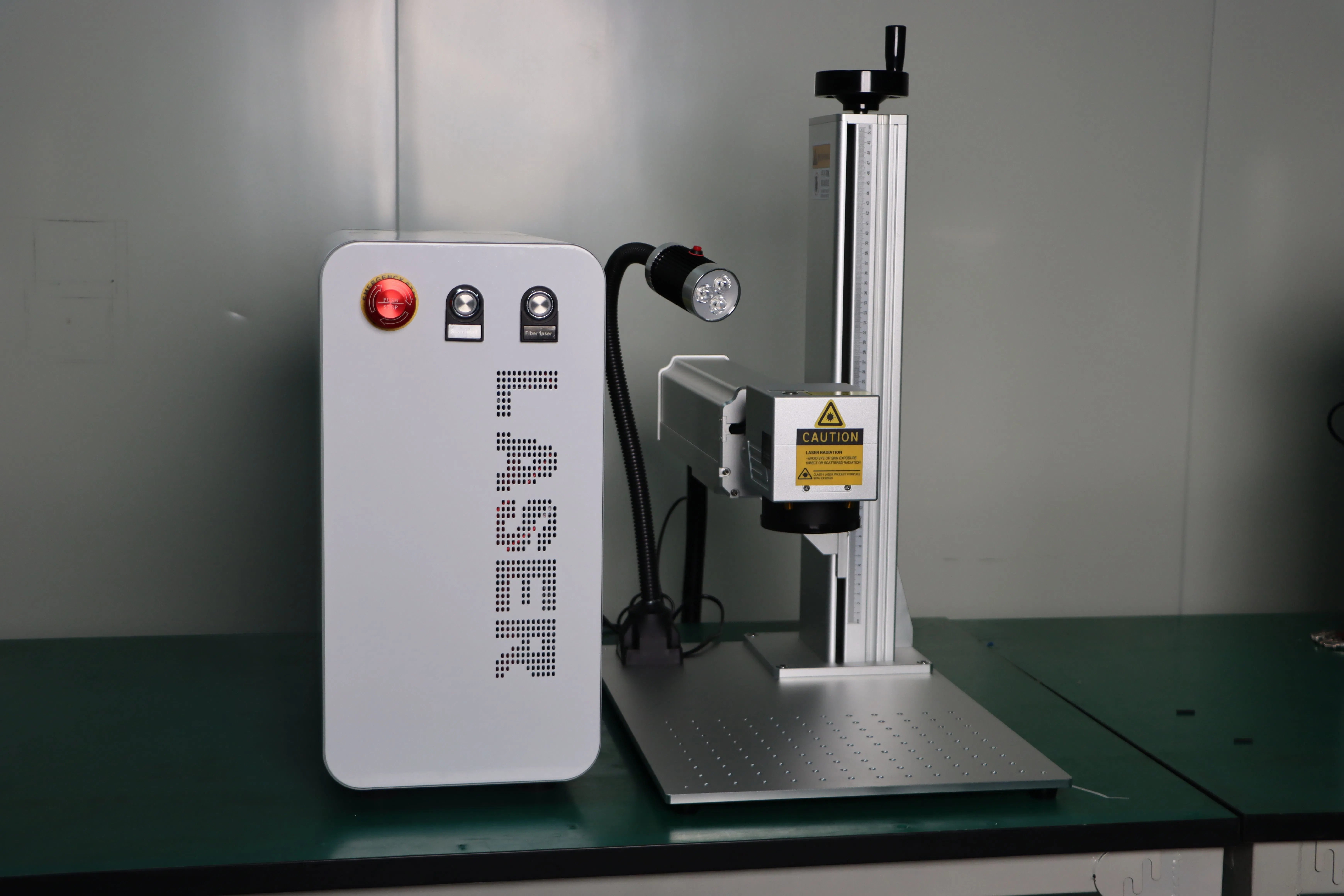 High Speed 50W Fiber Laser Marking Machine Portable Desktop Fiber Laser Engraver for Metal Stainless Steel Jewelry Logo Serial Number Marking