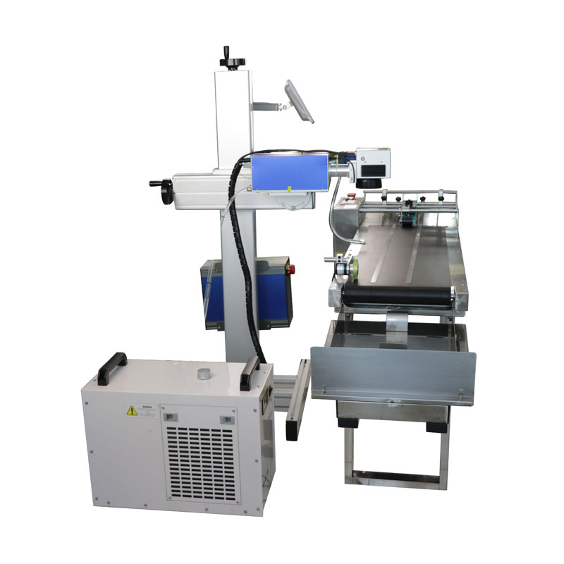 High Speed Automatic Sheet Paging Labeling &amp; Laser Marking Solution Intelligent Integrated Machine for Production Line Labeling