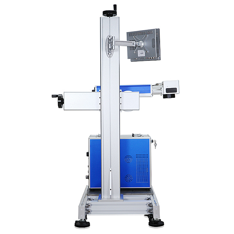 Flying CO2 Fiber Laser Marking Machine 20W 30W 50W 100W For Metal And Plastic