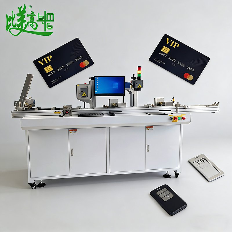 Laser Marking Machines Build Integrated System for Smart Card Dual RFID Marking