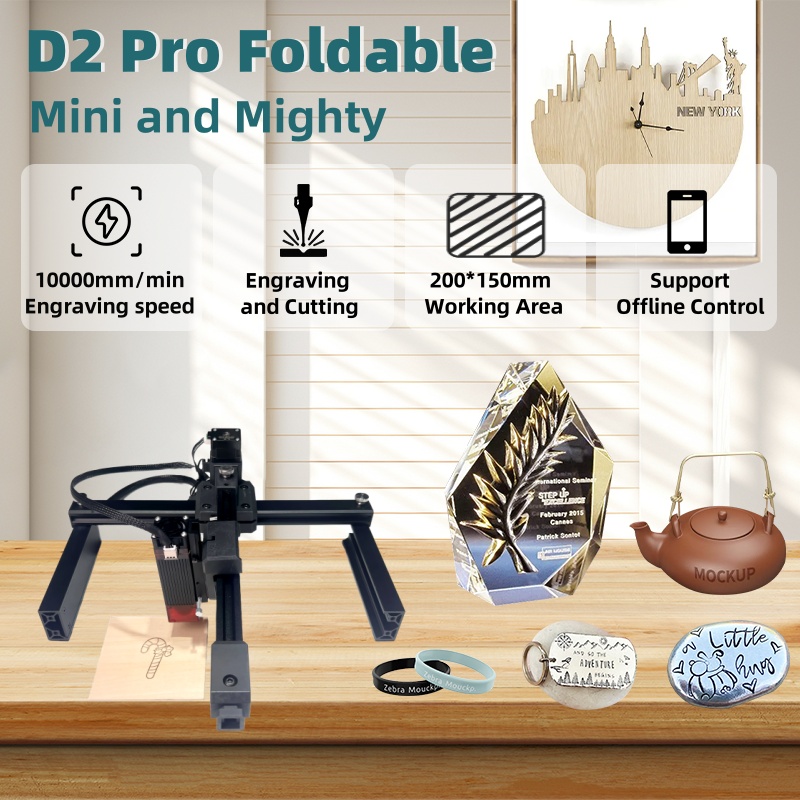 D2 PRO Laser Engraver Detail 1