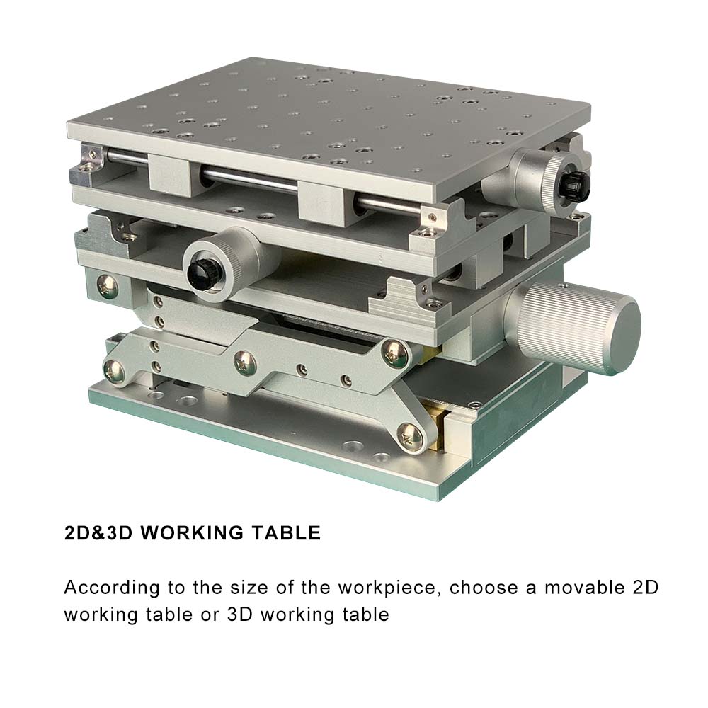 2D & 3D Working Table