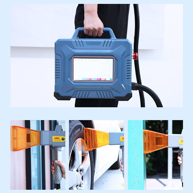 Handheld 20W 30W 50W Fiber Laser Marking Machine New Mini Steel Metal Laser Marker for PCB Metal Surfaces Supports LAS Graphic