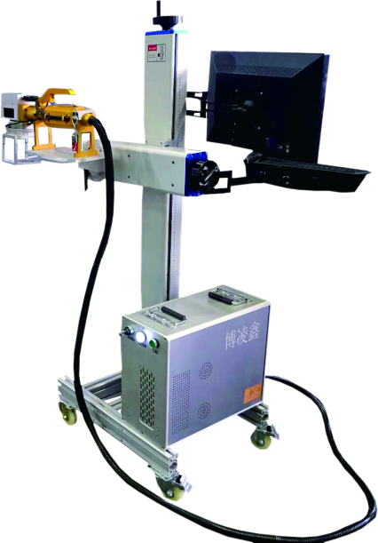 20W/30W/50W Fiber Flying Shape Laser Marking Machine RAYCUS 100w Laser Engraver on Stainless Steel Aluminum 50w