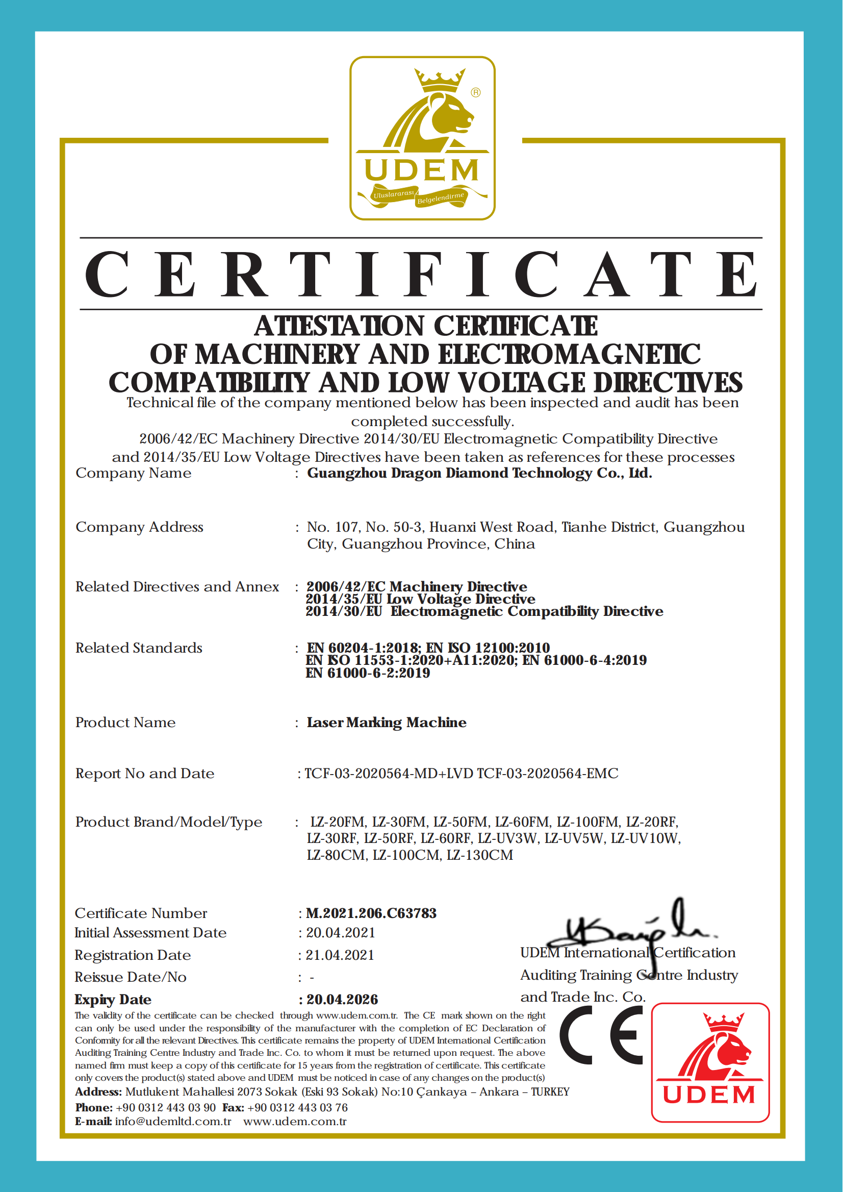 Certification 1