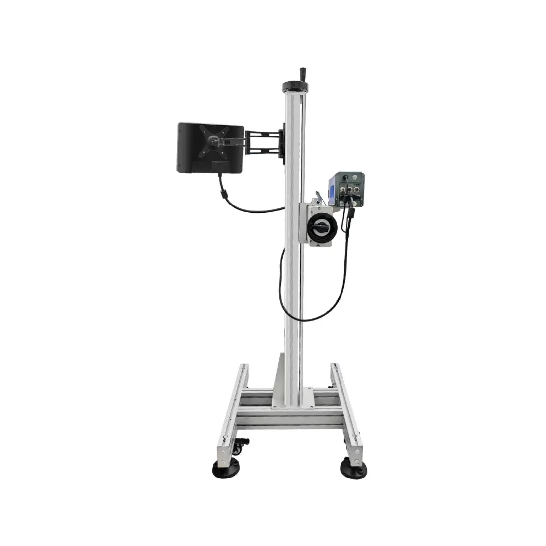 Online Flying Fiber Laser Marker Flying Fiber Laser Metal Tin Production Date PVC PE Pipe Coding Machine