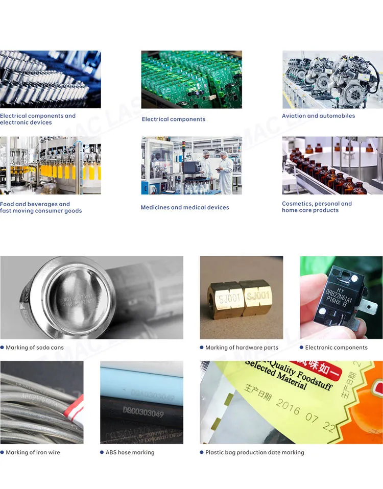 Fiber Laser Marking Machine Application Cases