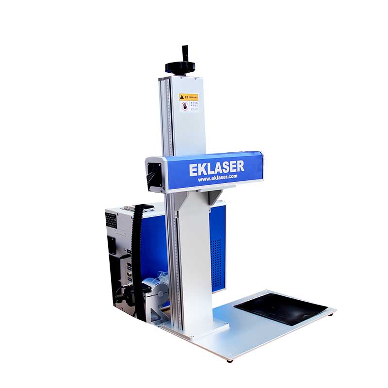 Raycus JPT 20W 30W 50W High-Accuracy Air-Cooled CNC Fiber Laser Marking Machine for Jewelry Metal Plastic Supporting DXF/AI