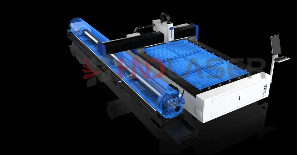 Double platform plate and tube integrated machine design