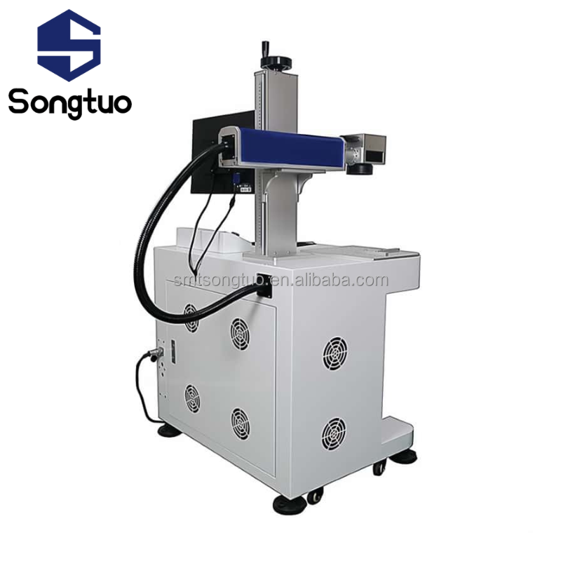 High Quality Desktop Fiber Laser Marking Machine for SMT Production Line and Placement Industry