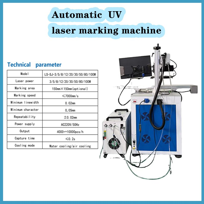 Lansu 5W UV Vision Laser Engraving System for Plastic Applications