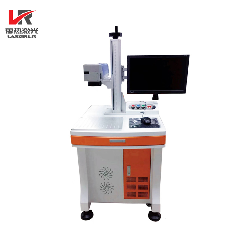 Desktop Cabinet Type 20W 30W 100W CO2 Online High Speed Metal Fiber Laser Marking Machine