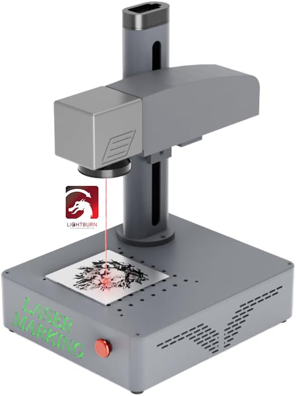 20w Desktop Portable Mini Fiber Laser Marking Machine for Metal and Non-metal Material Small Laser Engraving Machine