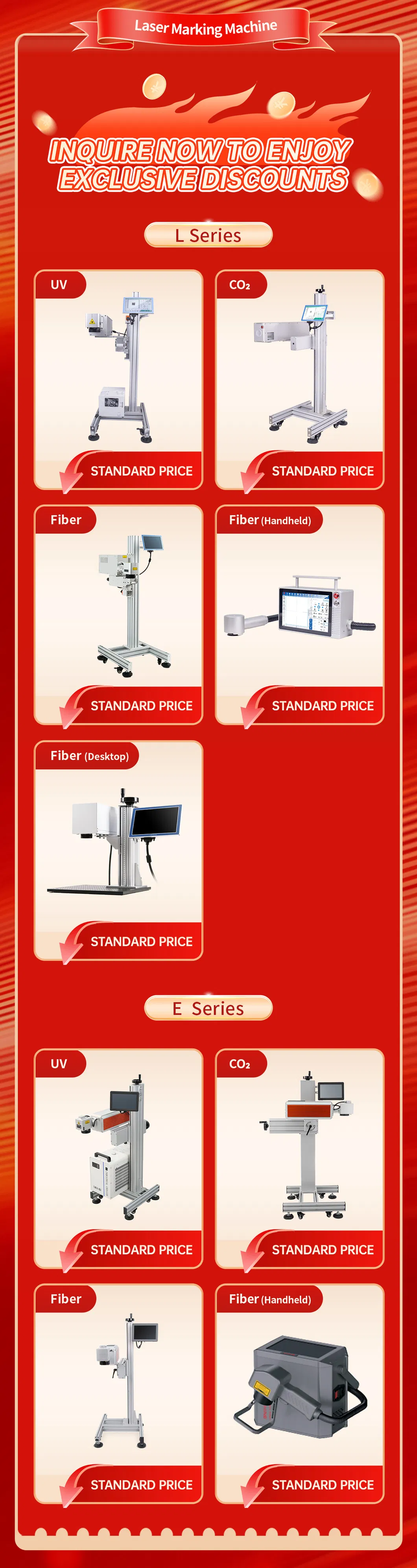 High Speed 60W Air/Water Cooling Integrated Laser Marking Machine CO2 Engraving Date Coding Laser Engraver Printer