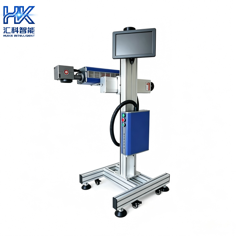 New Huike UV/CO2 Laser Marking Machine 20w/30w/60w AIR COOLING Supports PLT/BMP/DXF for Metal &amp; Plastics High Accuracy