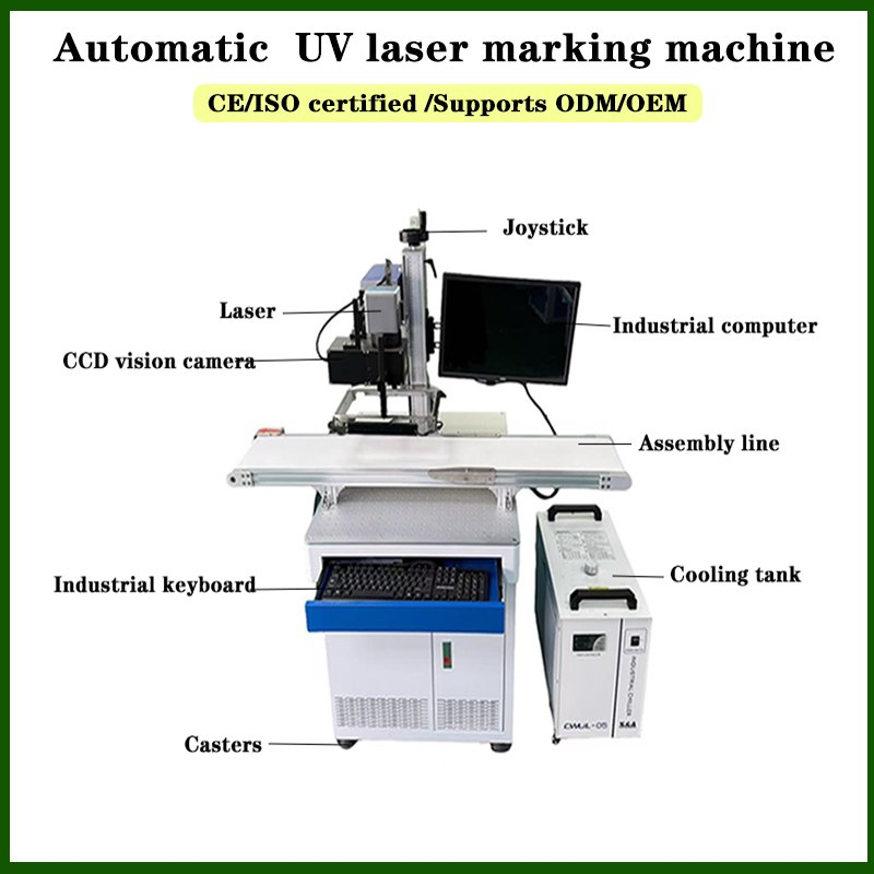Lansu 5W UV Vision Laser Engraving System for Plastic Packaging