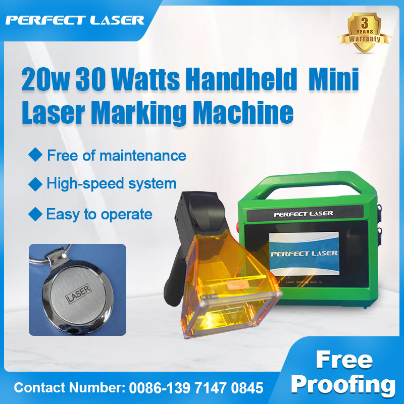 Perfect Laser 20w 30w 50w Fiber Laser Engraving Engraver Marker Marking Machine With Jewelry Gold/Silver/Brass/Steel Iron Metal