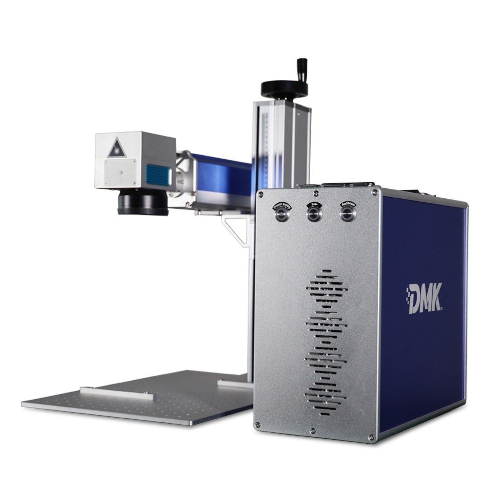 DMK 20W 30W 50W 100W Fiber Laser Marking Machine With Raycus Source For Metal Plastic Ceramics
