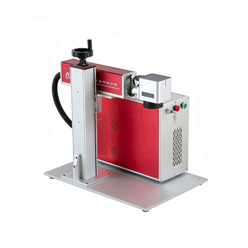 Portable Fiber Mopa Laser Marking Machine New Condition Color Printing Stainless Steel Plate Metal