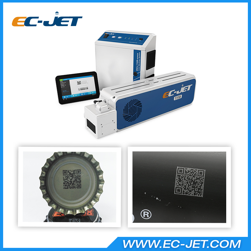 Touch Screen High Speed Printing Date Barcode Fiber Laser Marking Machine (ECL6000)