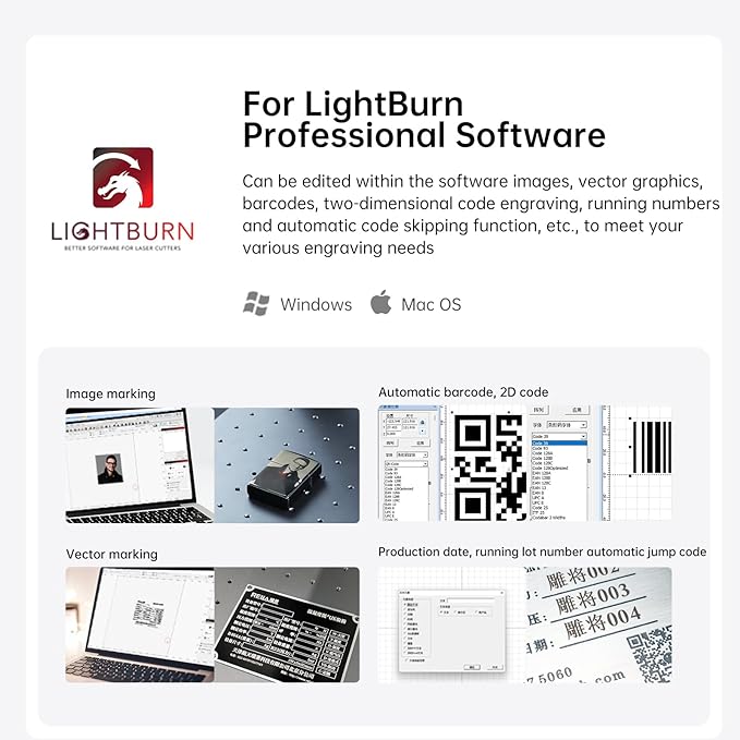 20w Desktop Portable Mini Fiber Laser Marking Machine for Metal and Non-metal Material Small Laser Engraving Machine