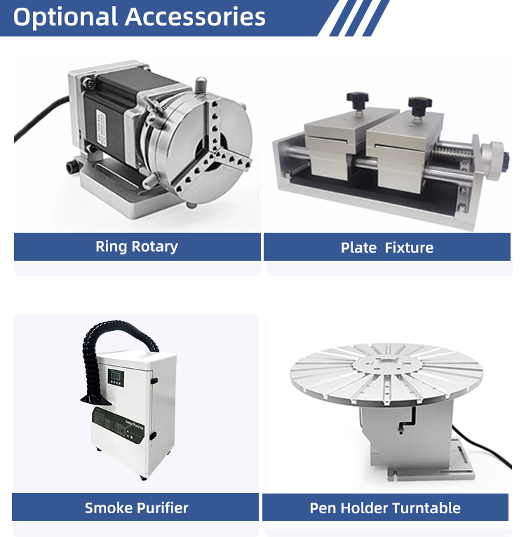 2025 New Arrival Fiber/uv/co2 Laser Marking Machine on Metal 3d Photo Crystal Laser Engraving Machine for Rings