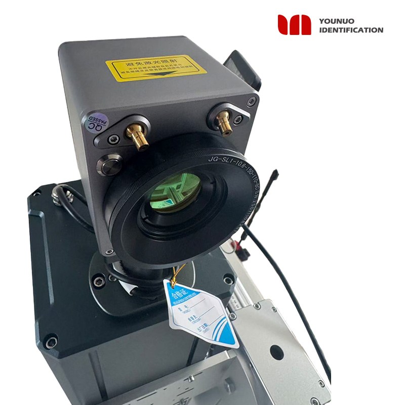 Automatic Online Flying CO2 Laser Printer Laser Marking Machine CO2 Laser Coder for Bag Bottle Expiry Date