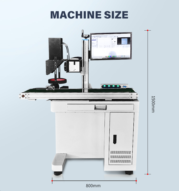 Factory Price Camera CCD Visual Positioning Automatic Focus Vision System Fiber Laser Marking Machine