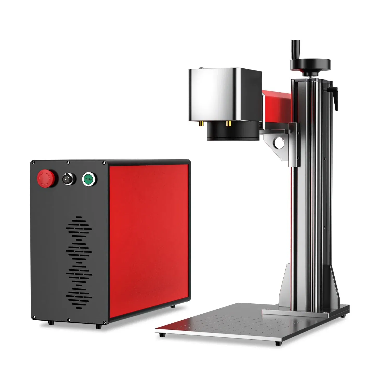 Shandong Factory Mopa 60W Metal Laser Marking Machine for Color Marking in Stainless Steel Aluminum Metal Marking Machine Colorful Marking