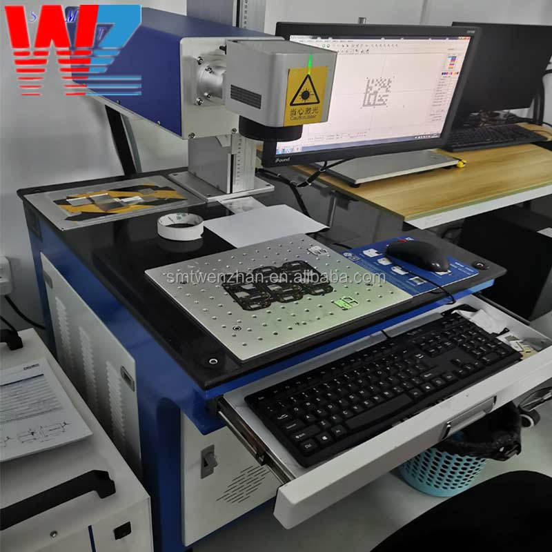10/20/30/100W Desktop Fiber Laser Marking Machine Engraving Machine