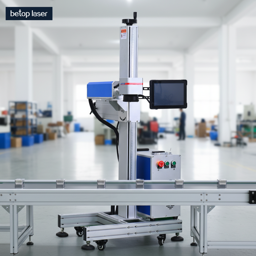 20w 30w 50w Split Type Raycus Pcb Laser Marking Machine and Flying Fiber Laser Marking Machine