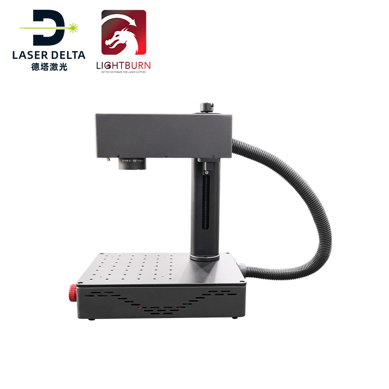 Mini Portable 5W Fiber Laser Marker Engraver, Economic Benchtop Machine for USB PCB Tool Marking