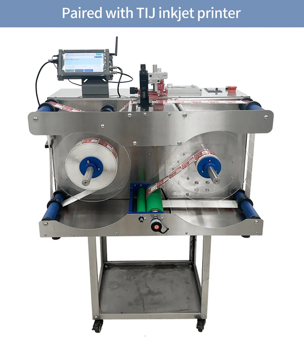 Slitter Rewinder Machine with Online Laser Marking Inkjet Coding Machine