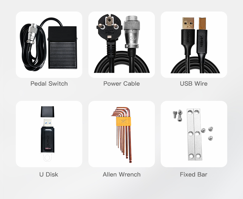 Portable 20W 30W 50W 100W Electric Lifting Split Fiber Laser Marking Machine for Plastic Jewelry Metal for Stones