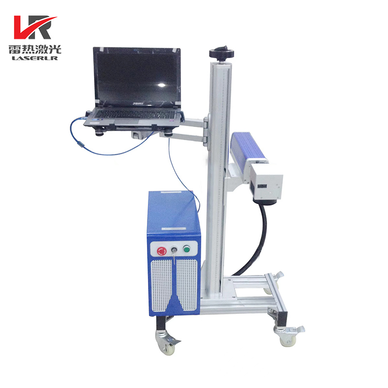 Desktop Cabinet Type 20W 30W 100W CO2 Online High Speed Metal Fiber Laser Marking Machine