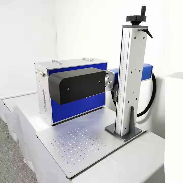 Automatic 3D Laser Marking System with Height Sensor for Varying Depth on Complex 3D Workpieces