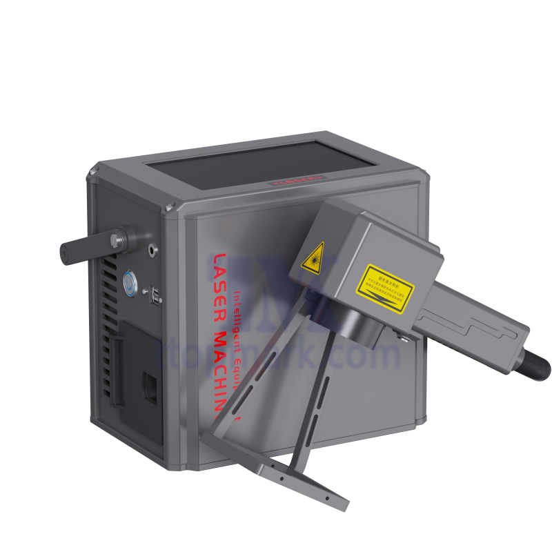 HL30-B Model Handheld Laser 30W Battery Type Topmark Fiber Marking Machine Printer Portable for Metal