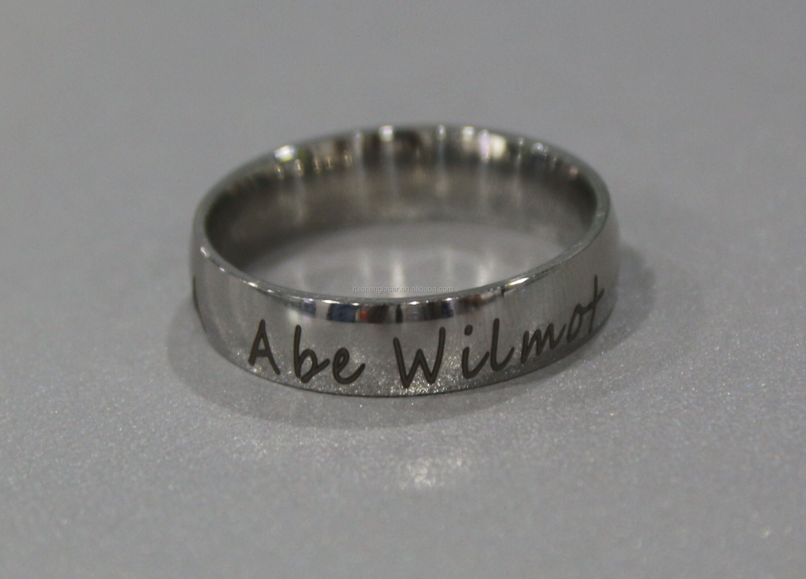 Metal Keyring Marking Sample