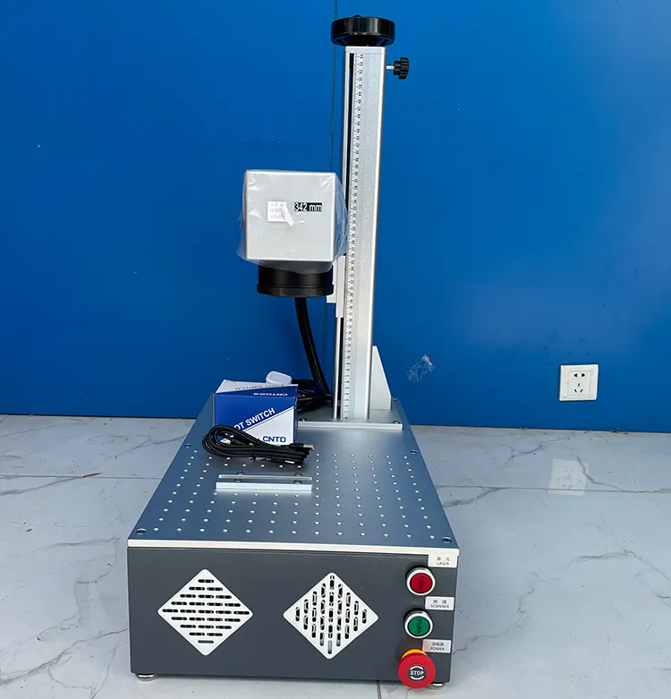 Juncut 3D Laser Marking Machines for Engraving Metal Steel Nameplate Logo Jewelry Gold Silver Etc.