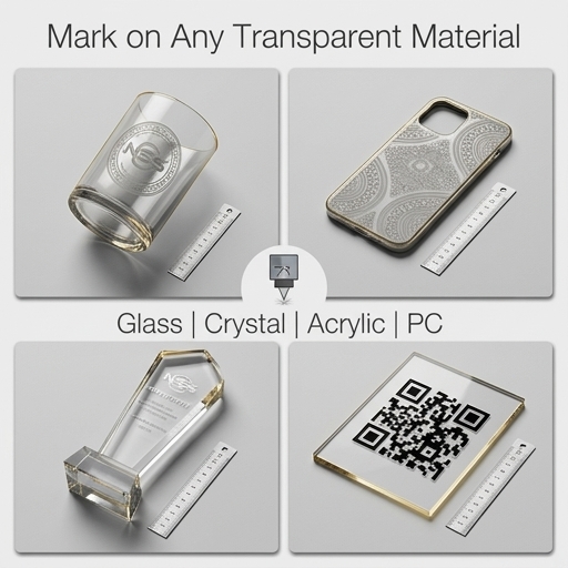 3D UV Laser Marking Machine 10w Dynamic Focusing for Glass Cup Engraving Laser Marking Machines